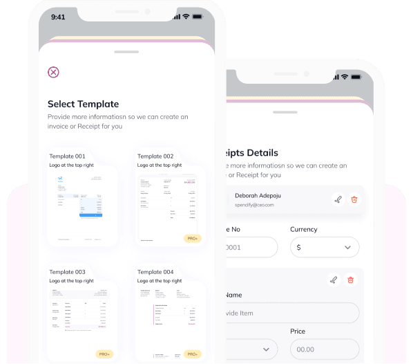 Phone mockup showing app interface